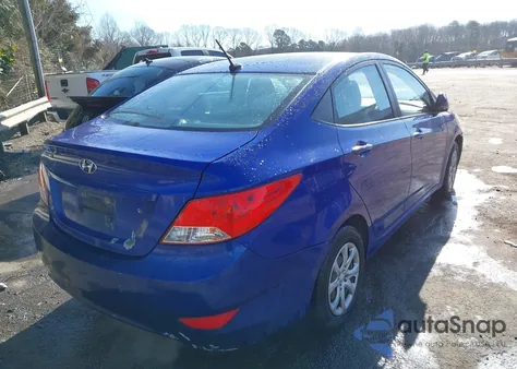 2013 Hyundai Accent Gls из США, поврежденный, VIN KMHCT4AE5DU509355